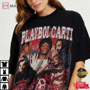 Playboi Carti Vintage 90s Rap Style T-Shirt