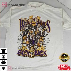 LA LAKERS 88 87 World Champs Back to Back