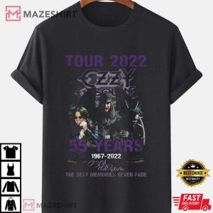 Vtg Ozzy Osbourne Tour 2022 55 Years 1967 2022