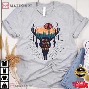 Wild And Free Shirt Mountain tee