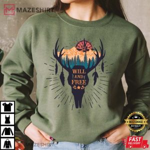 Wild And Free Shirt Mountain tShirt