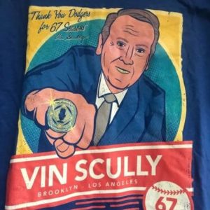 Vin Scully Shirt Vintage Vin Scully TShirt