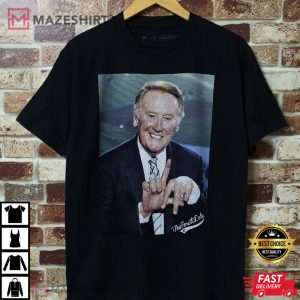 Vin Scully Shirt Vintage Vin Scully TShirt 1