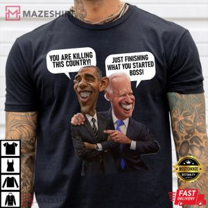 Anti Biden Shirt Funny Biden Shirt You Are Killing This Country Men black t shirt