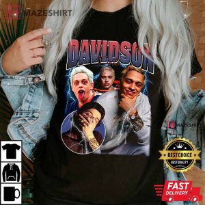 Pete Davidson Women black t shirt 2