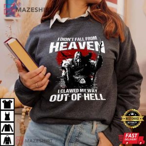 Vikings I Didnt Fall from Heaven Men black t shirt3