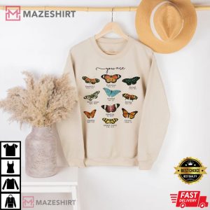 Butterfly Bible Verse Men black t shirt