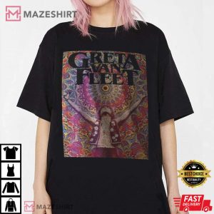 Greta Van Fleet Shirt Rock Band Women black