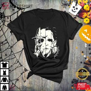 Halloween Horror Movie Killers Shirt Scary Friends Men black t shirt