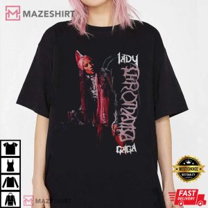 Lady Gaga Chromatica Drained Women black