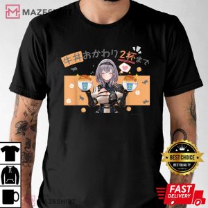 Shirogane Noel hologra Famous Scene T Shirt 2