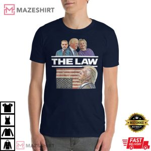 Anti Biden Hunter Hillary Above the Law Men black t shirt2