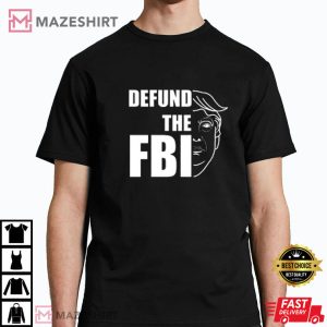 Defund the FBI Shirt Pro Trump 2024 Men black 2