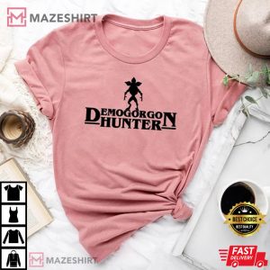 Demogorgon Hunter Stranger Things 4 Men black t shirt