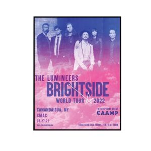 The Lumineers Brightside Tour Dates 2022 Poster