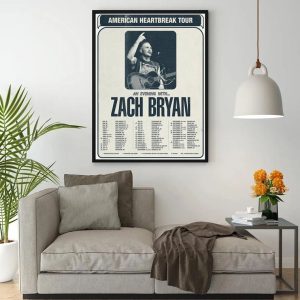 Zach Bryan American Heartbreak Tour 2022 Poster #2