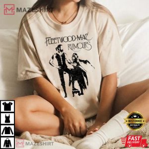 Fleetwood Mac Rumours Vintage Men black t shirt