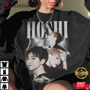 Hoshi 90s Rap Tees Hoshi Men black t shirt2