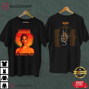 Alicia Keys, Alicia + Keys World Tour T-Shirt