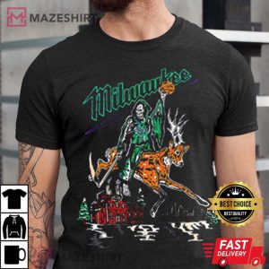 Warren Lotas Milwaukee Bucks Reaper Gift For Fan T Shirt 3