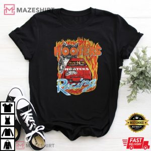 Hooters Racing Flames T Shirt 2