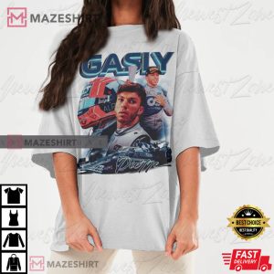 New Pierre Gasly Shirt Driver Racing T Shirt 2