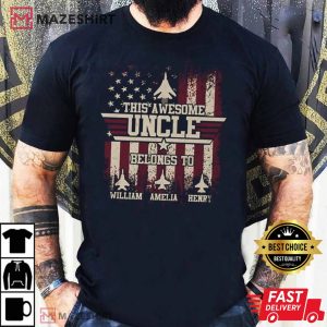 This Awesome Uncle Belongs To 3