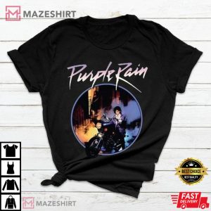 Prince Purple Rain Short Sleeve Graphic Crewneck 2