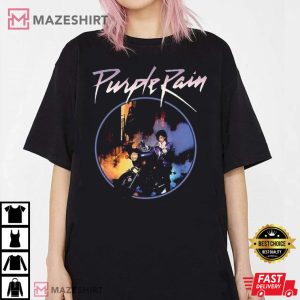 Prince Purple Rain Short Sleeve Graphic Crewneck 3