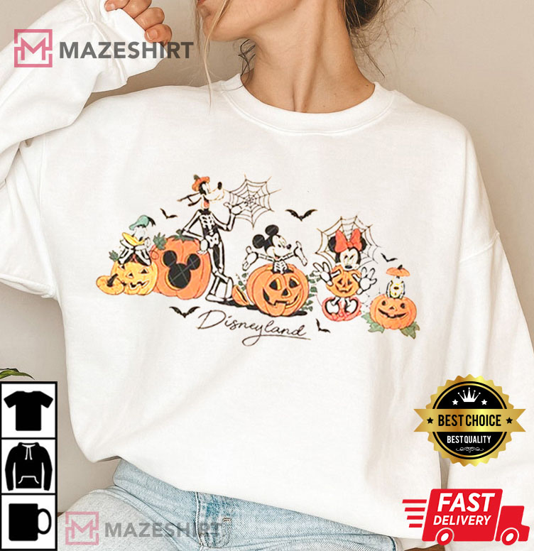 Disneyland Halloween Mickey Minnie T-Shirt Disneyland Halloween Mickey Minnie T-Shirt