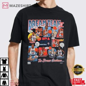 Vintage Dream Team 1992 NBA Unisex Tee Shirt Shirt for Man