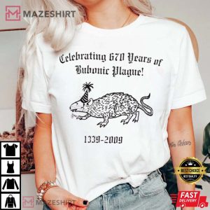 Bubonic Plague Party Rat Tee 1