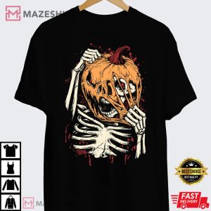 Halloween Skeleton Pumpkin 2