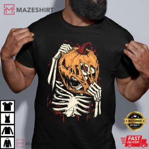Halloween Skeleton Pumpkin 4