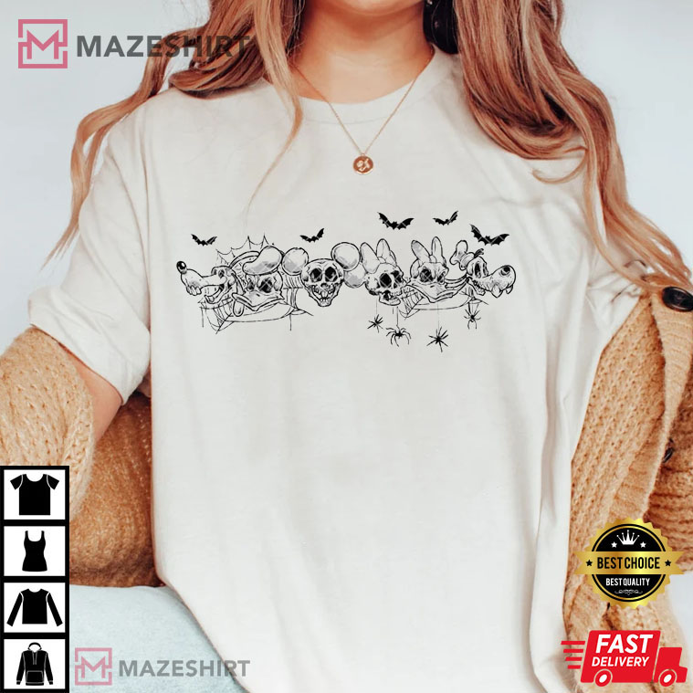 Disney Skeleton Halloween T-Shirt Disney Skeleton Halloween T-Shirt