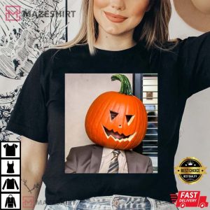 Dwight Pumpkin Head Halloween 2