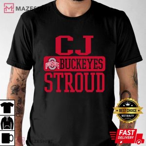 CJ Stroud Ohio State Buckeyes Bar Officially Licensed T Shirt 1