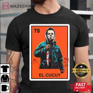 El Cucuy Loteria Halloween Micheal Myers Horror Killer Style Graphic