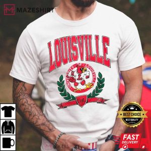 NCAA Louisville Cardinals Unisex Crewneck T-Shirt
