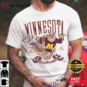 NCAA Minnesota Golden Gophers Logo Unisex Crewneck T-Shirt