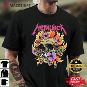 Metallica Floral Skull Best 3
