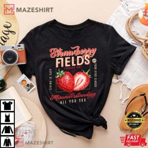 The Beatles Men's Strawberry Fields Forever T-Shirt