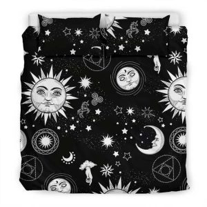Gothic Bedding Large Sun And Moon Blanket
