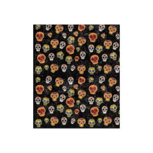 Halloween Skull Fall Blanket