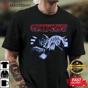 Vintage 90’s Creepshow Horror Halloween Faded Black T-Shirt