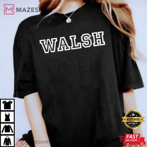 Walsh Athletic Sport College University Alumni T-Shirt