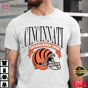Cincinnati Bengals Established 1968 T-Shirt