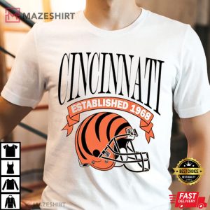 Cincinnati Bengals Established 1968 T-Shirt
