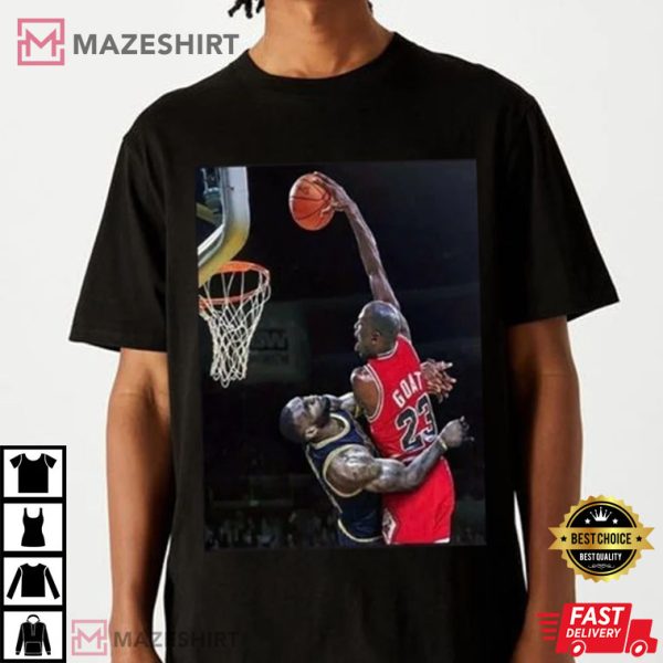 michael-jordan-dunking-on-lebron-james-basketball-legends-best-t-shirt