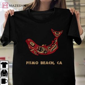 California Pismo Beach Native American Salmon Fisherman T Shirt 1